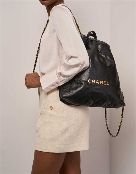 chanel 22 backpack|chanel 22 bag denim.